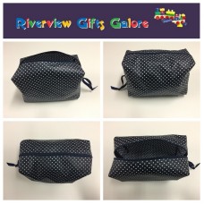 Wash Bag Boxed - Navy Spot Wash Bag Boxed - Navy Spot